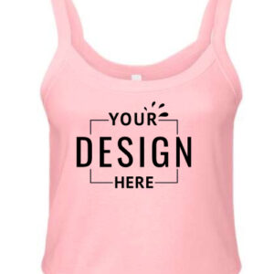 Women's Micro Rib Spaghetti Strap Tank - Image 1