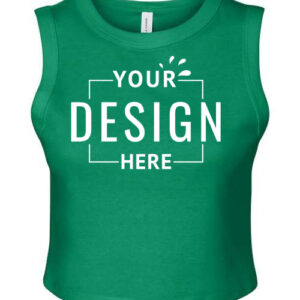 Women's Micro Rib Muscle Crop Tank