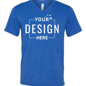 Triblend V-Neck Short Sleeve Tee - Image 1