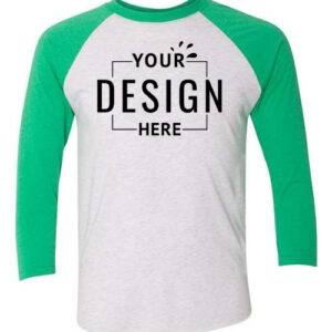Triblend Three-Quarter Raglan T-Shirt - Image 1