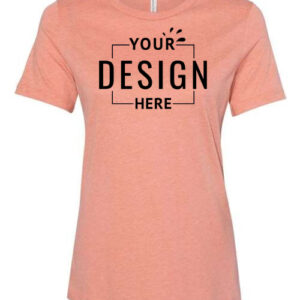Women’s Relaxed Fit Heather CVC Tee - Image 1