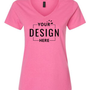 Softstyle® Women’s V-Neck T-Shirt - Image 1